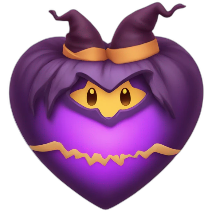 Witch heart emoji