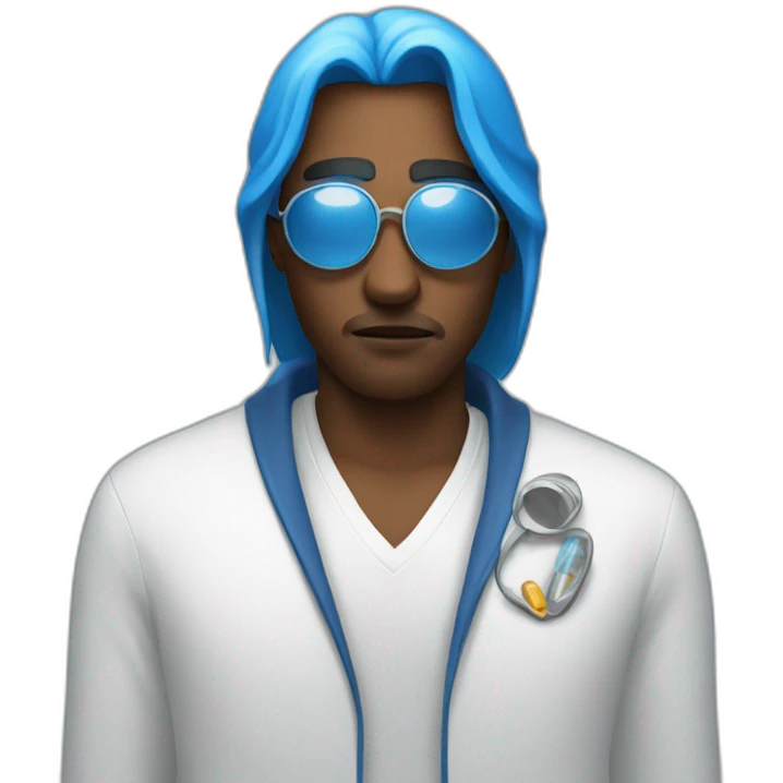 blue pill emoji