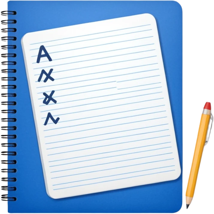 cuaderno que diga algebra emoji