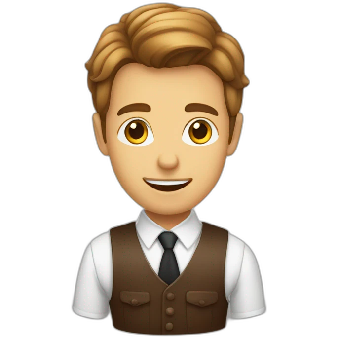 Charle-elie qui prépare un café emoji