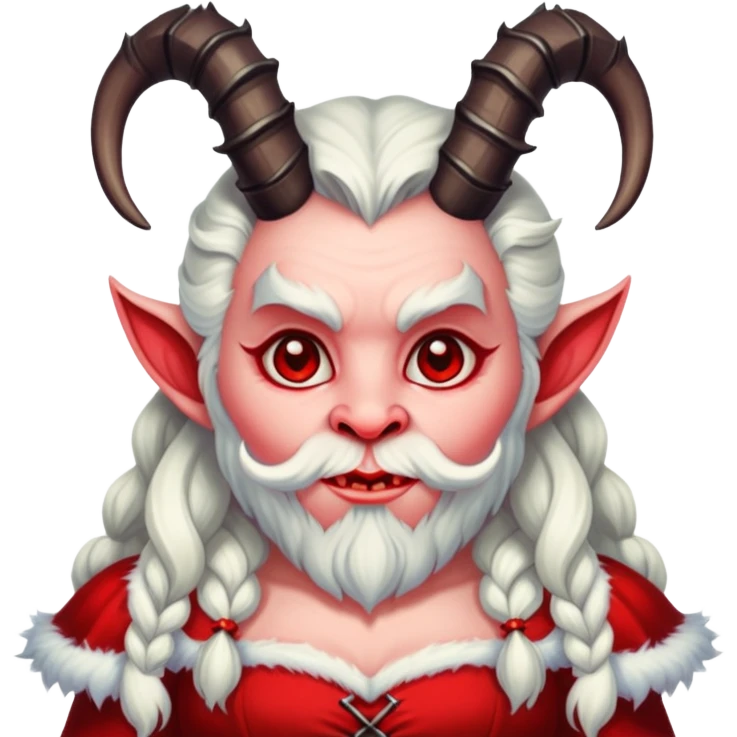 Krampus mit Kleid  emoji