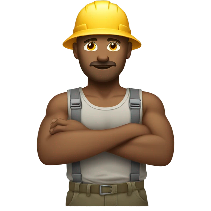 Guy working in the heat emoji