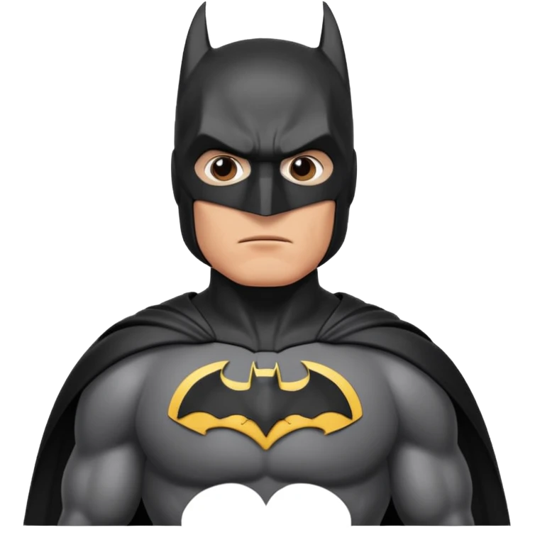 Gigachad gibi mogglayan batman emoji