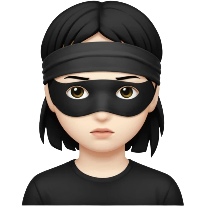 blindfolded emo emoji