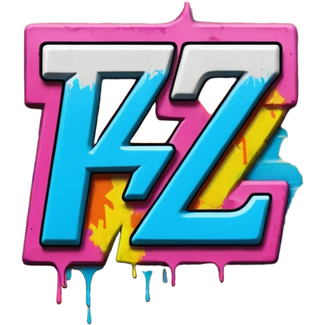 Граффити надпись: 72 emoji