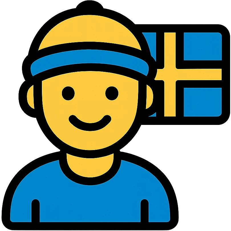 Swedish human for small system badge emoji