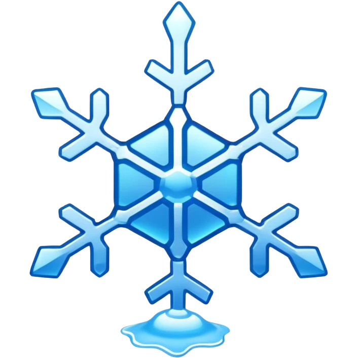 antifreeze car product, snowflake icon emoji
