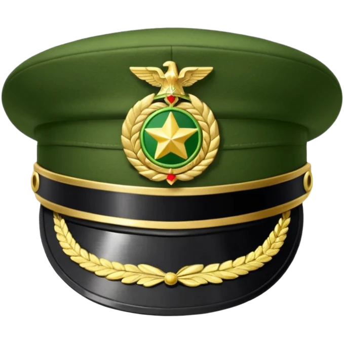 military hat emoji
