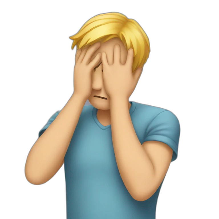 facepalm emoji