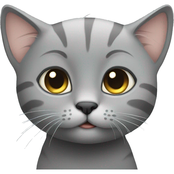 grey babycat emoji