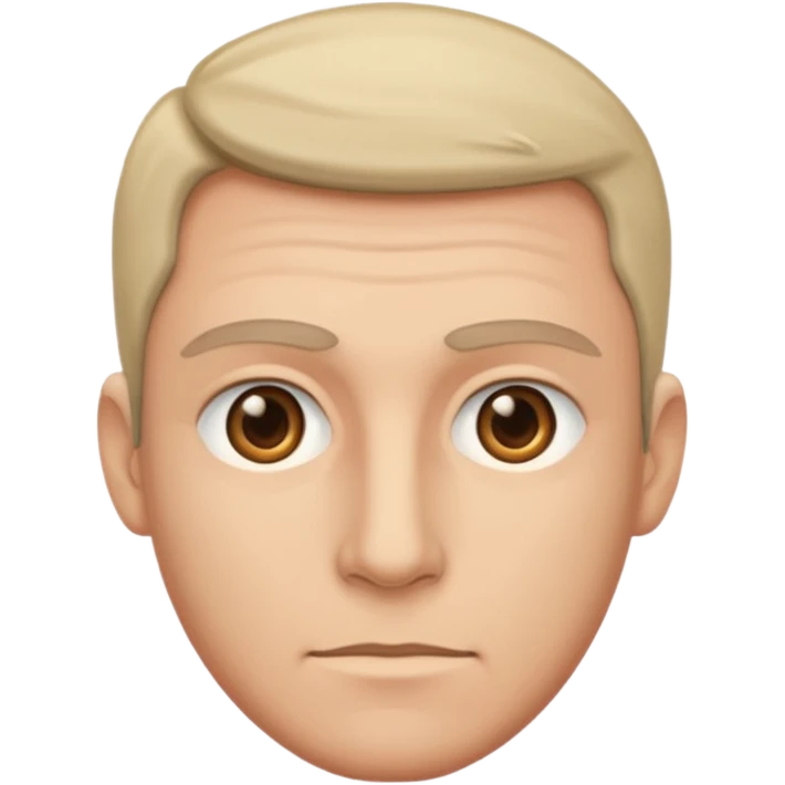 make him facing directly forward emoji