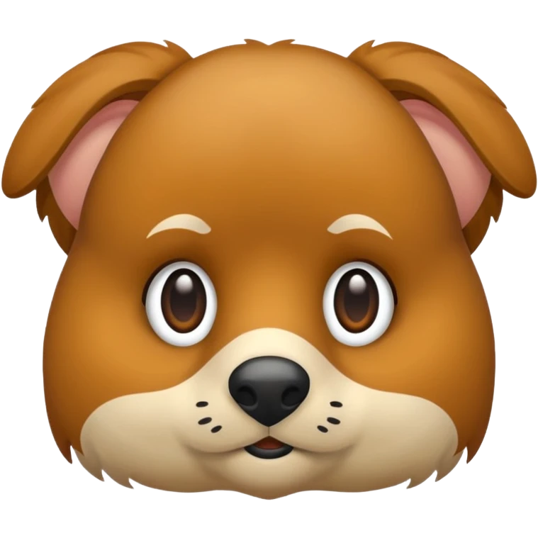 Ein behindert aussehender Eselkopf. Seine Augen sollen in verschiedene Richtungen Blicken  emoji