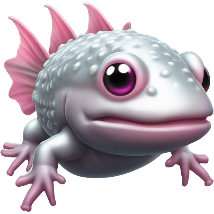 Metal axolotl  emoji