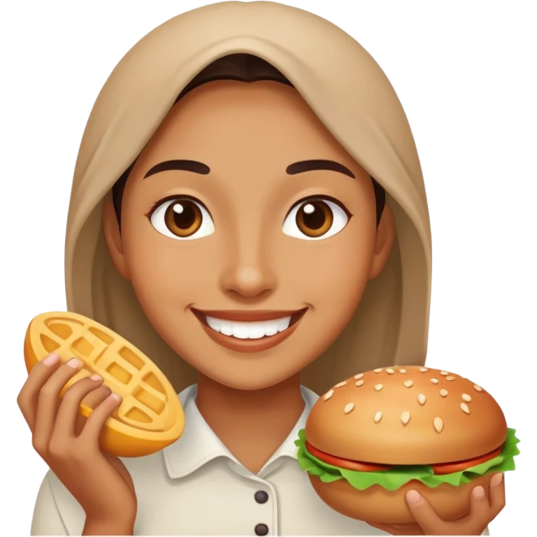 food in cheek emoji