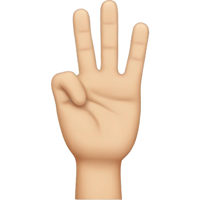 Finger emoji