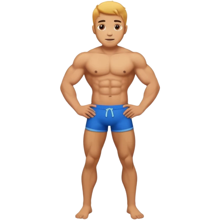 Male shirtless honey skin six pack sexy big dih lean full body emoji