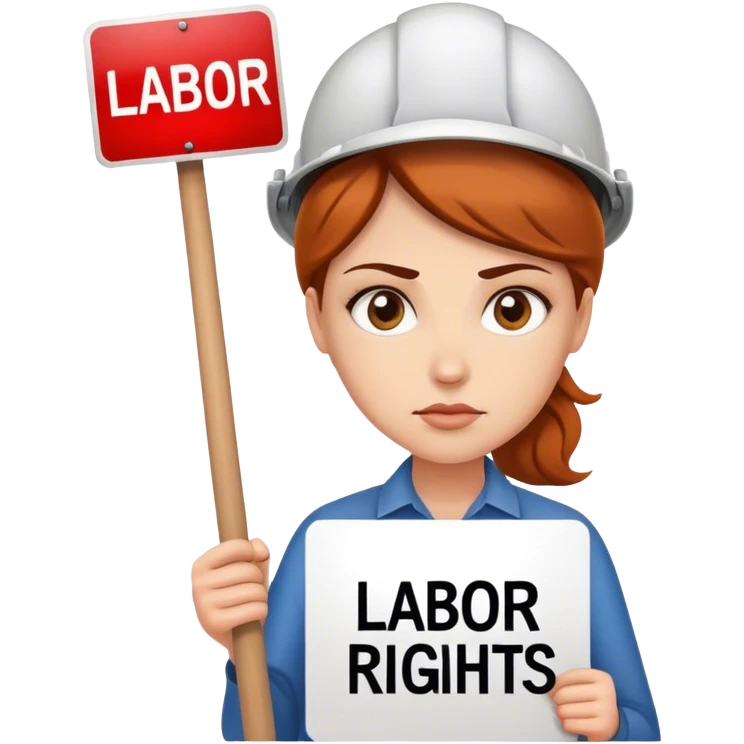 woman Labor rights emoji