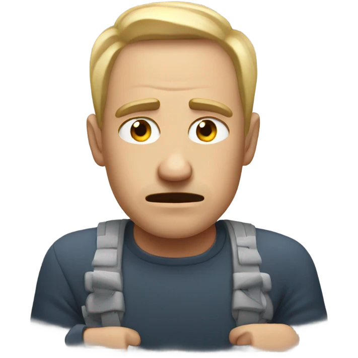 tired man emoji