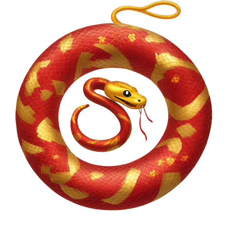 Snake lunar new year emoji