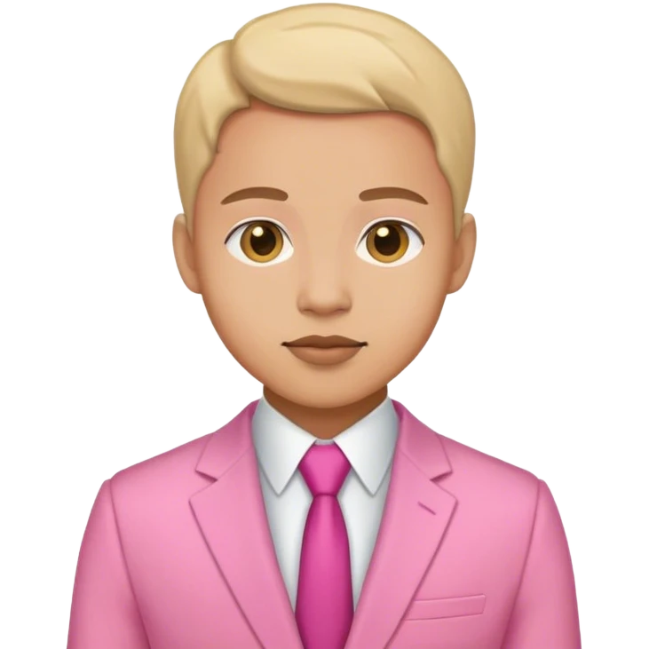 pink buyer person emoji