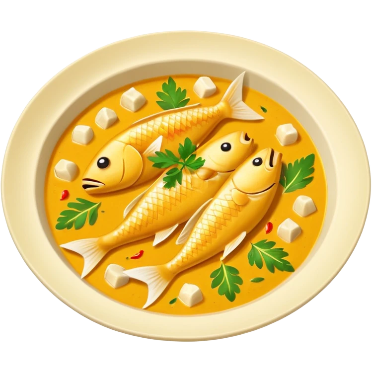 Fish Amok cambodian dish emoji