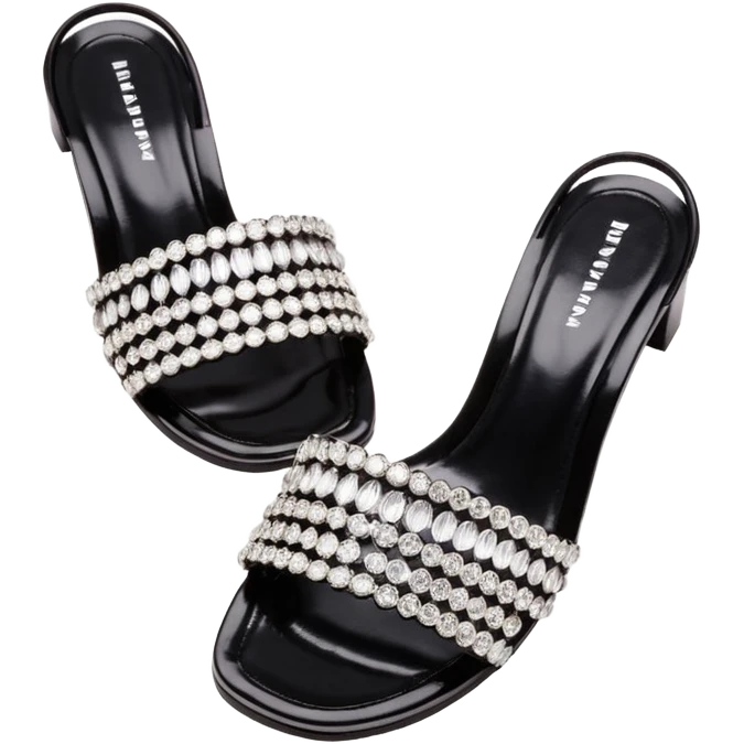 Julie Tubular Crystal Embellished Slide Sandal
Alexander Wang emoji