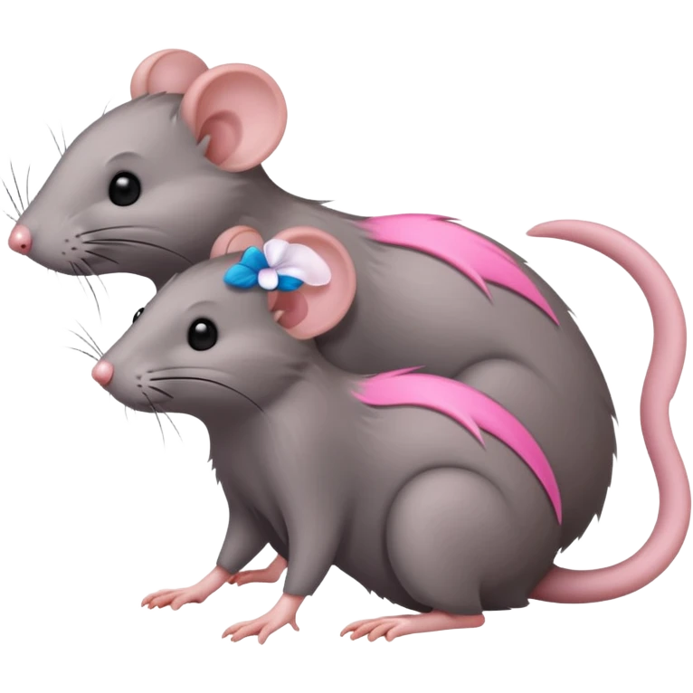 Rats having sex emoji