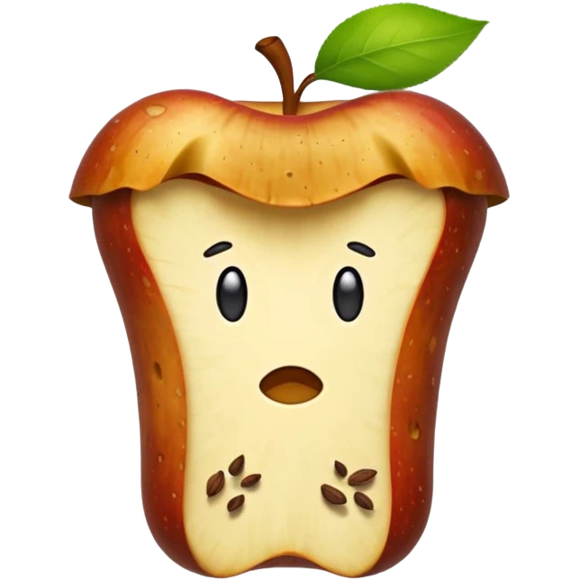 Apple core emoji