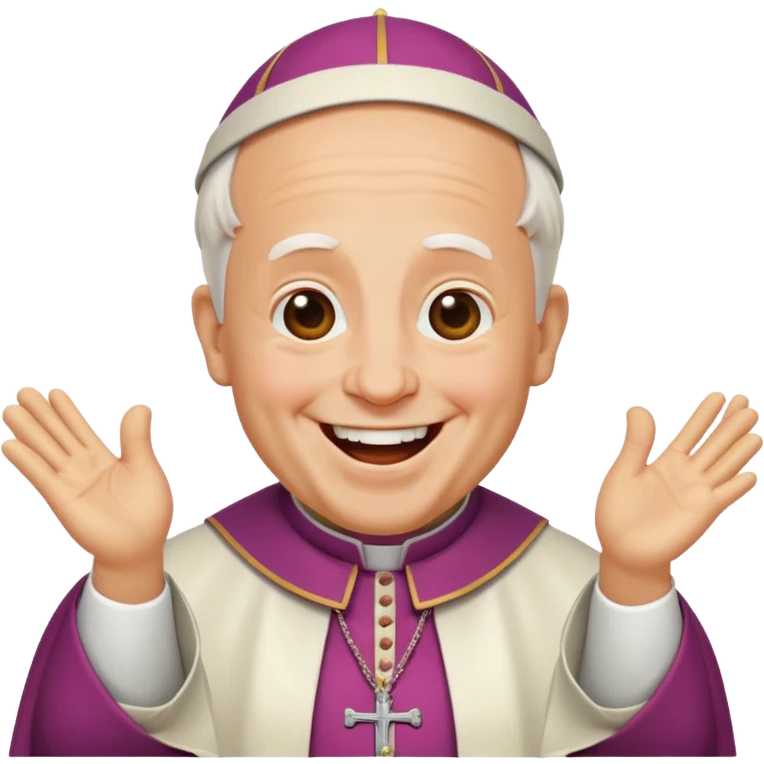 Pope Leo  laughing emoji