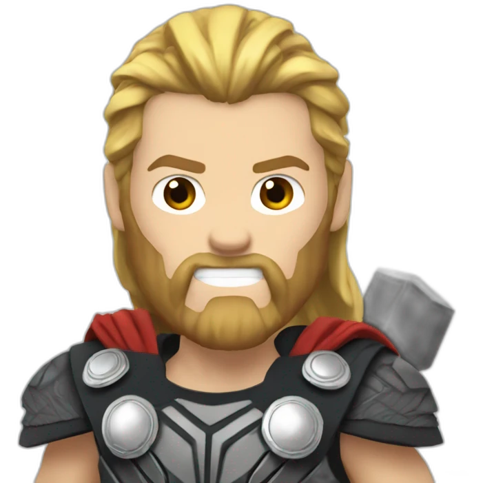 Thor avec la hache emoji