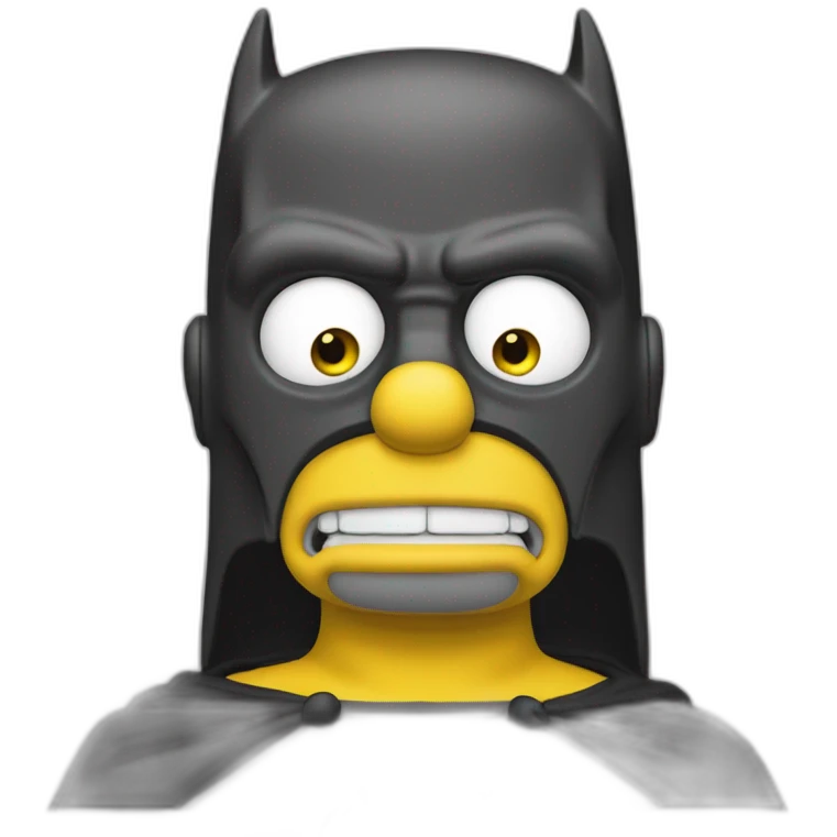 batman homer simpson emoji