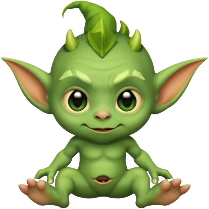 Goblin small baby   emoji