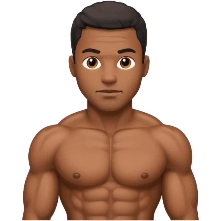black man  naked emoji