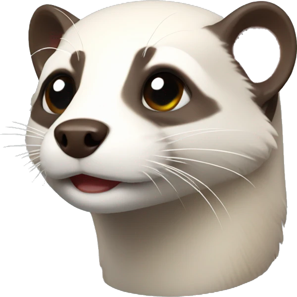 3d ferret emoji