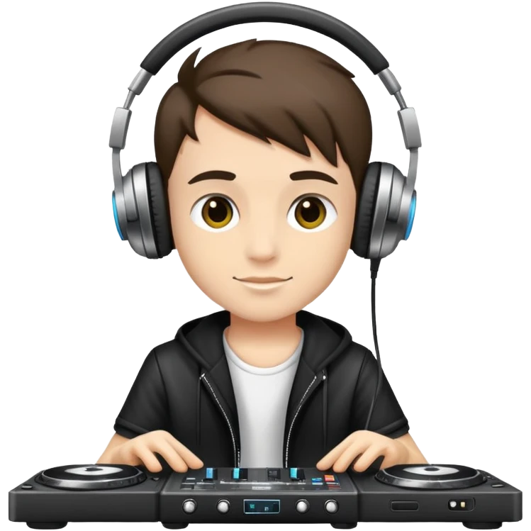 Niño músico DJ emoji