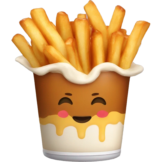 poutine bisous  emoji