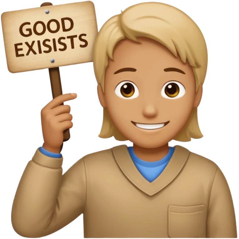 A person using one sentence to prove God’s existence  emoji