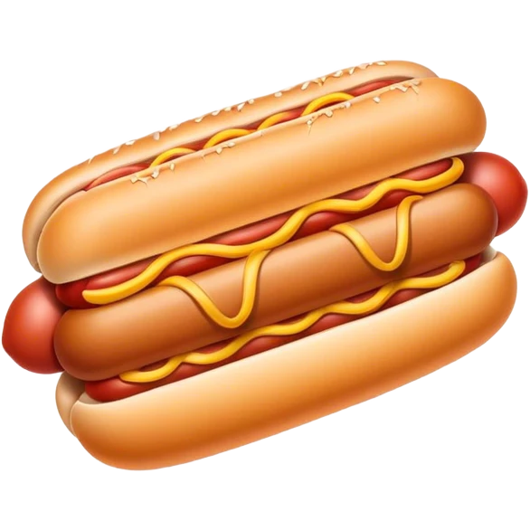 2 stacked balls with a hotdog in the middle emoji
