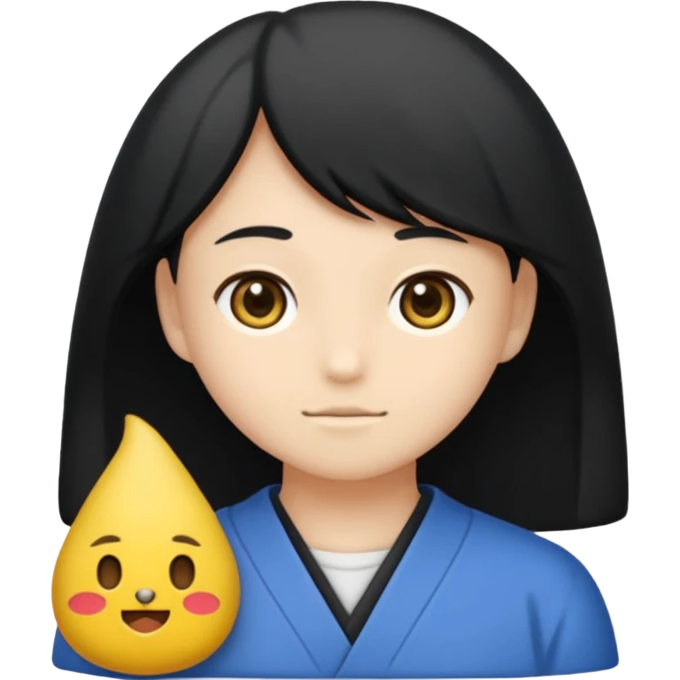 恐竜が黒いヘッドホンをつけているかわいく emoji