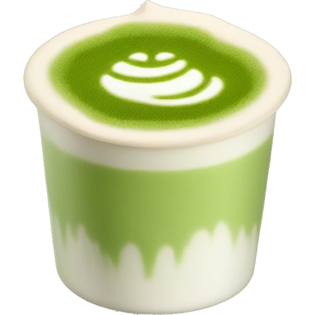 Matcha latte  emoji