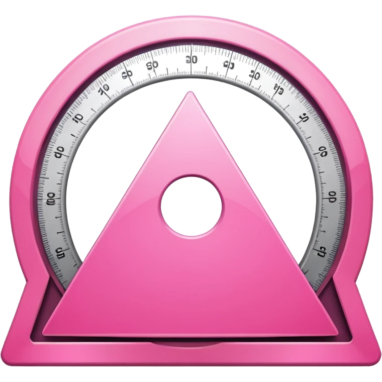 mac os icon scale, protractor, triangle, pink emoji