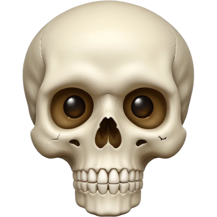 Skull emoji with a mix of surprise emoji emoji