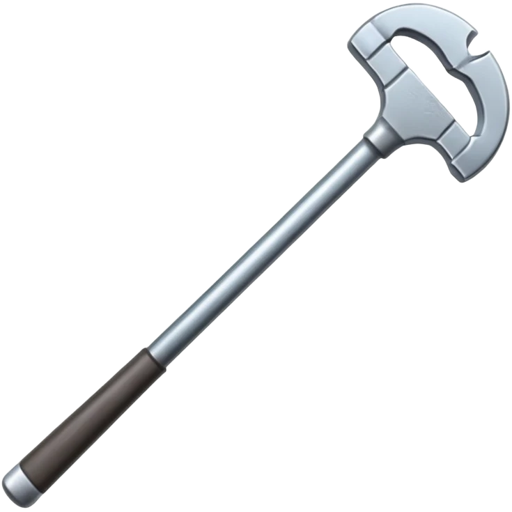 metal crowbar tool emoji