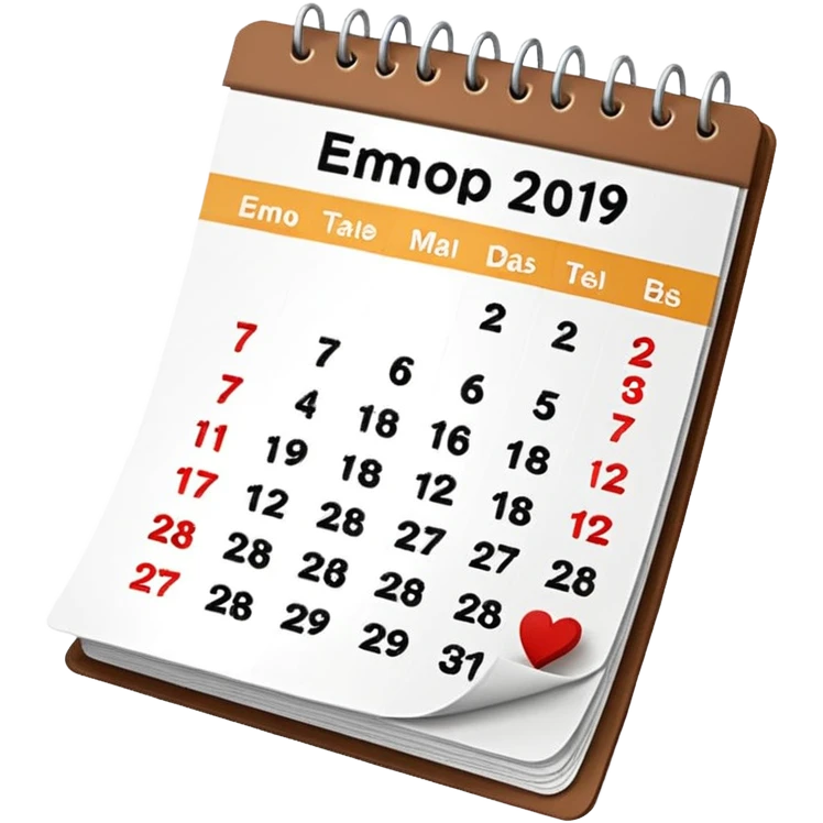 calendar emoji