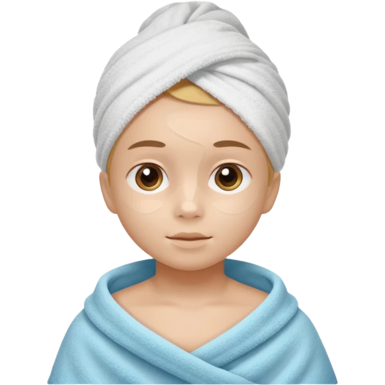 child beauty face pack  emoji
