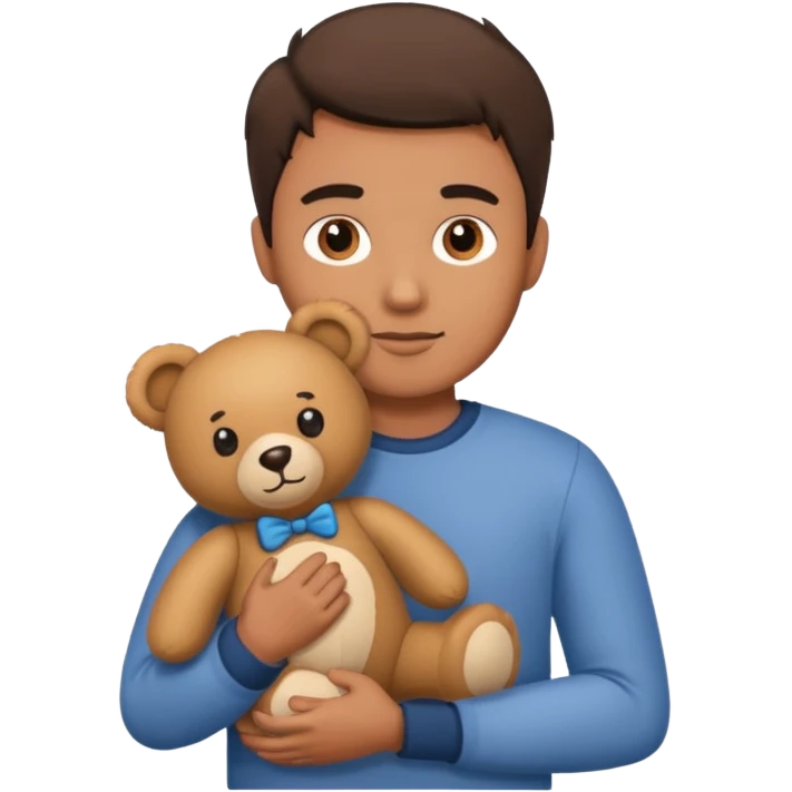Single men with Teddy ' emoji