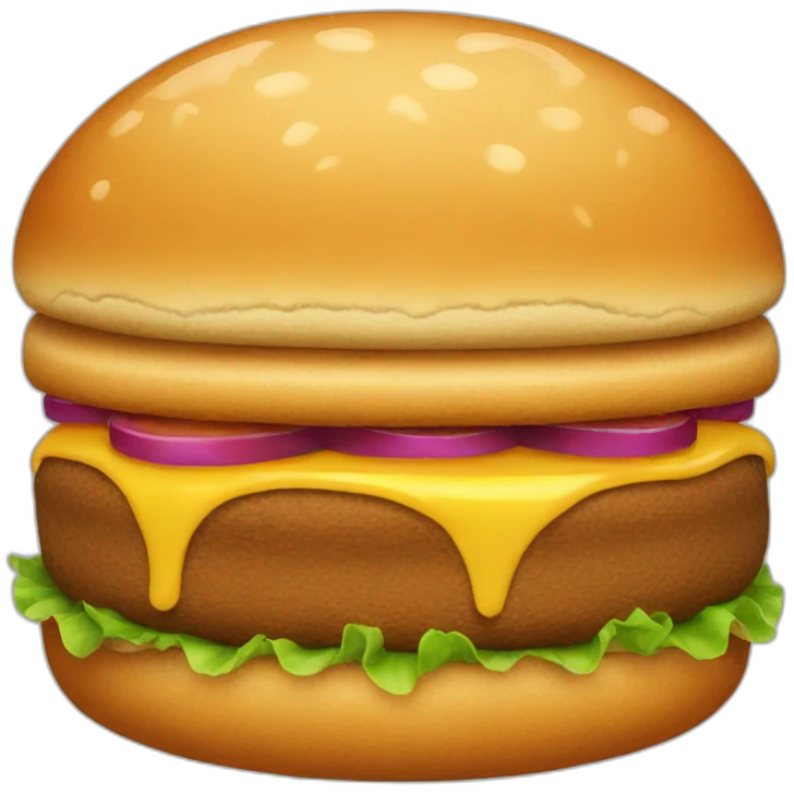 Big patty emoji