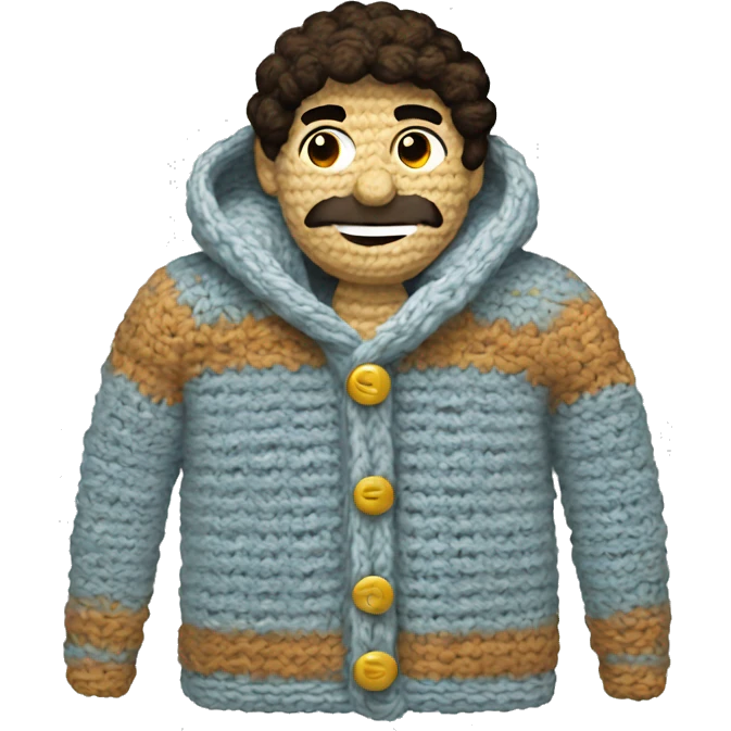  crocheted sweater  emoji