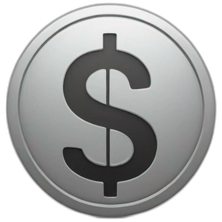 MACOS ICON STYLE dollar sign SYMBOL simple icon emoji