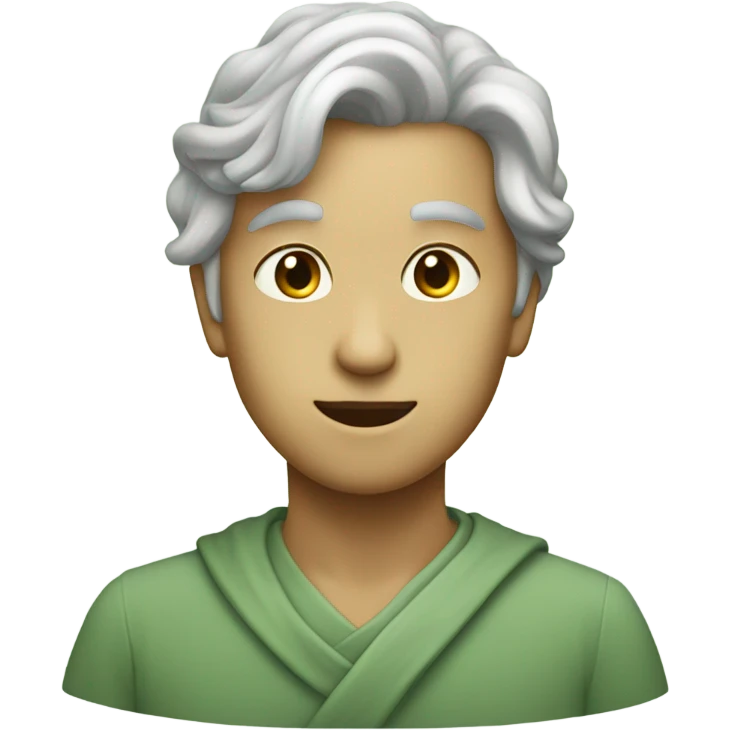 Sage Green Heart  emoji